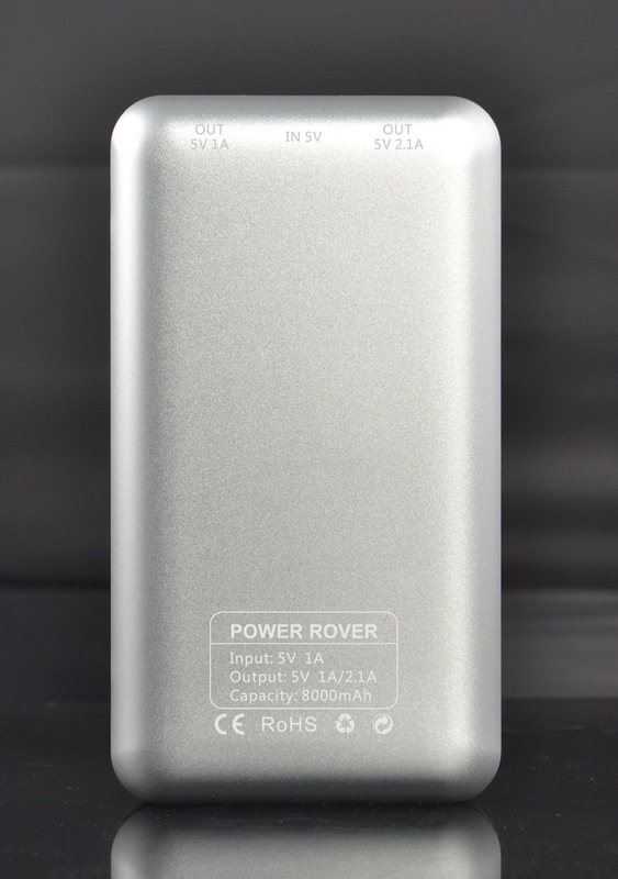 Lafeada 8000mAh Safari-8000 Powerbank Universal Power Pack, Silver